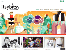 Tablet Screenshot of itsybitsymagazine.com